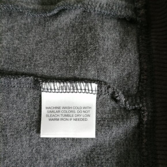 Structure Mens Gray Long Sleeve Full Zip Mock Neck Knitted Sweater Size XL - Picture 6 of 7